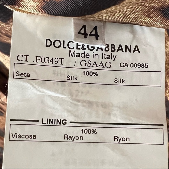 DOLCE & GABBANA Leopard Trench TRENCH COAT - Picture 7 of 12